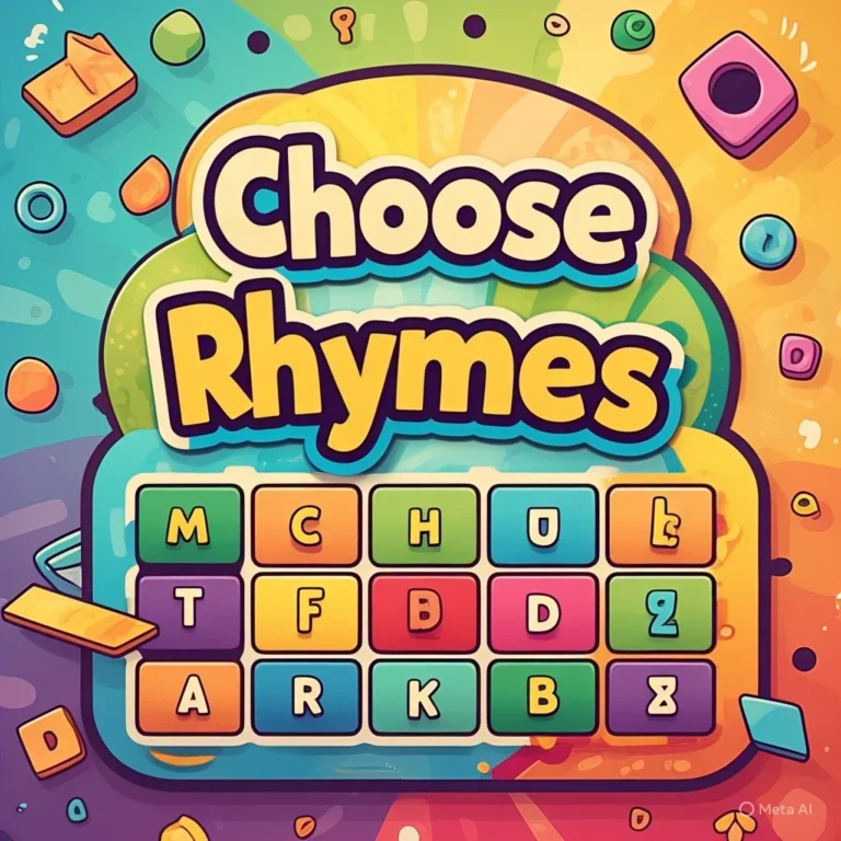 Chuyến Du Hành Vần Đôi: Tìm Vần Đúng Cho Từ - game học tập cho bé