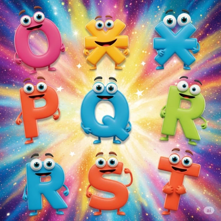 Khám Phá Chữ Cái Vui Nhộn – O, Ô, Ơ, P, Q, R, S, T - game học tập cho bé