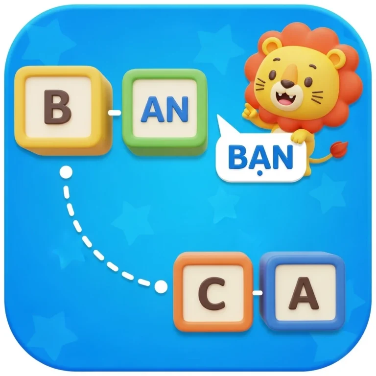 Siêu Nhí Nối Vần (Nâng Cao) - game học tập cho bé