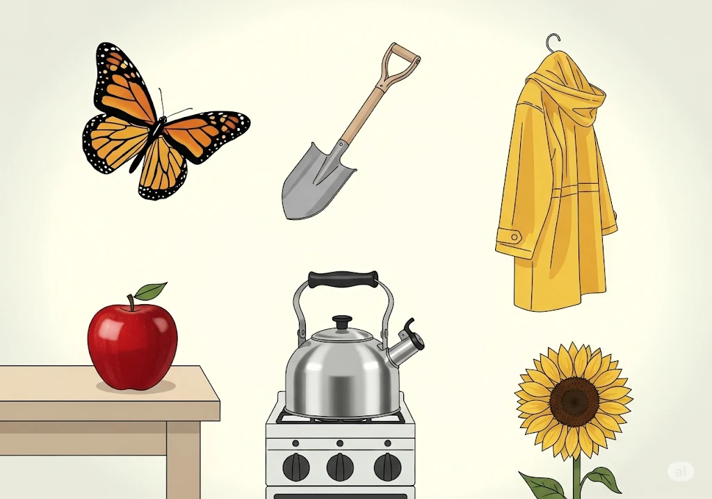 Bức tranh tìm chữ A