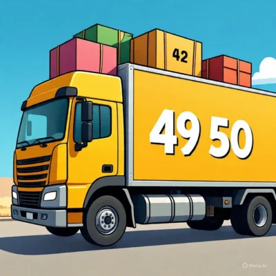 Trò chơi học số 41 đến 50 – Xe tải chở hàng vui nhộn cho bé