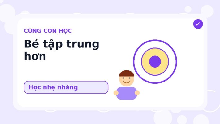 Bé Hay Mất Tập Trung Khi Học