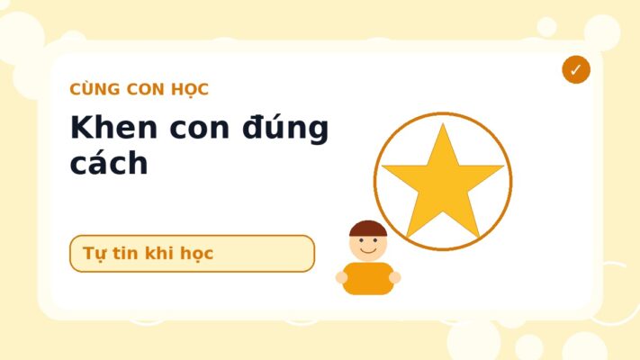 Cách Khen Con Khi Học