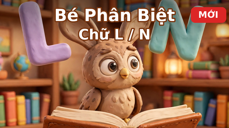 Bé Phân Biệt Chữ L/N