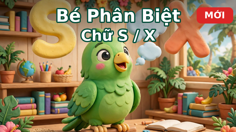 Bé Phân Biệt Chữ S/X